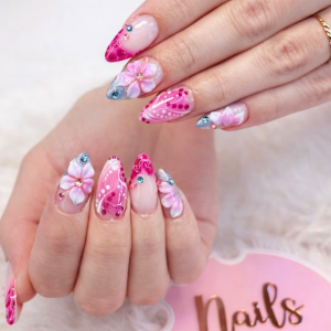 pink-blossom-fantasy-verspielte-3d-blumen-ngel-mit-glitzer-eleganz-bei-rubynails-rostock